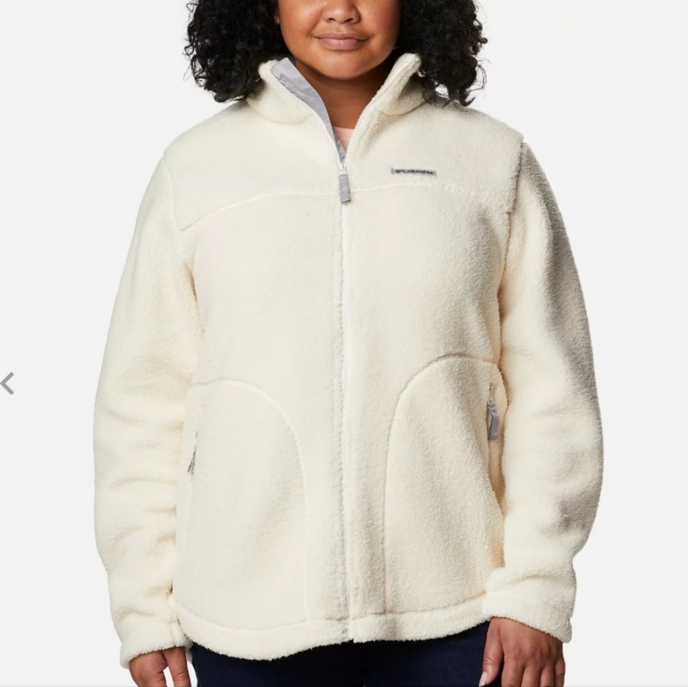 NWT Columbia Women's West Bend Full Zip Fleece Jacket - Plus Size